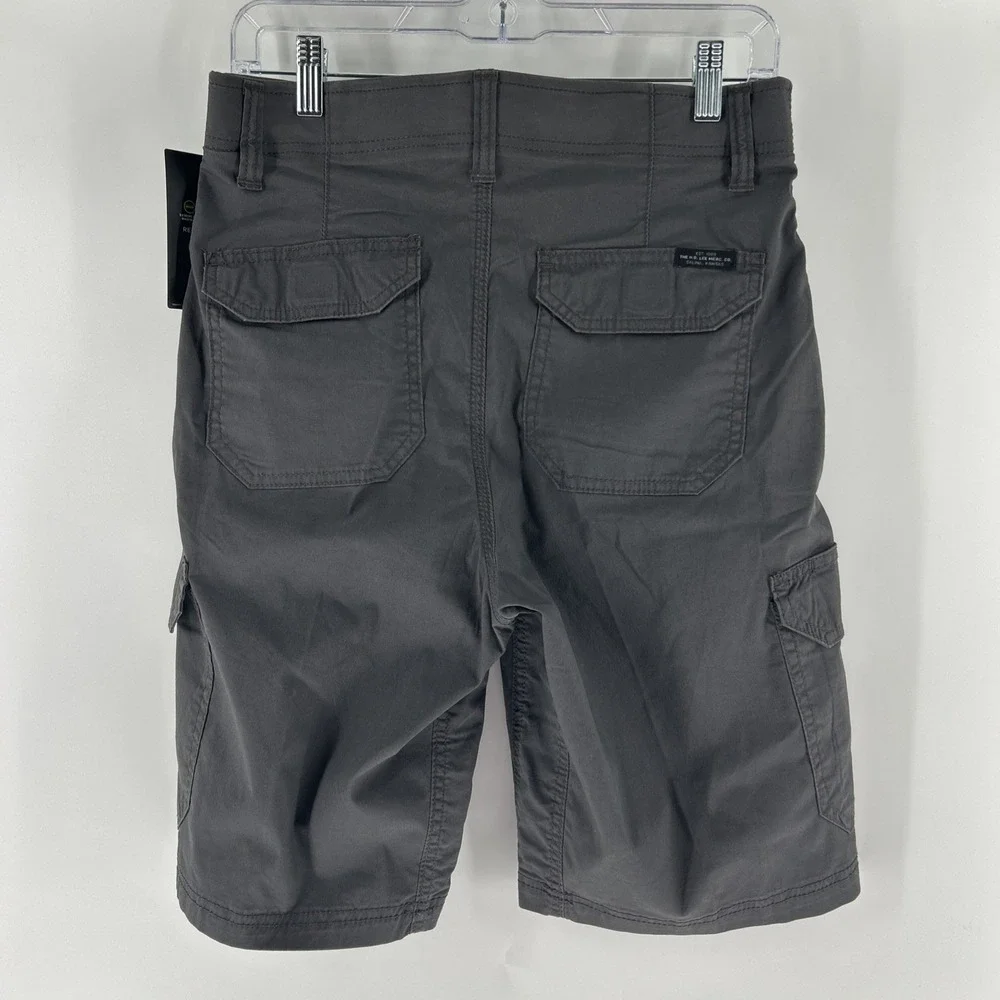 Lee Shorts Men's 29 Grey Extreme Motion Cargo Cotton Outdoor Sports Hiker NWT